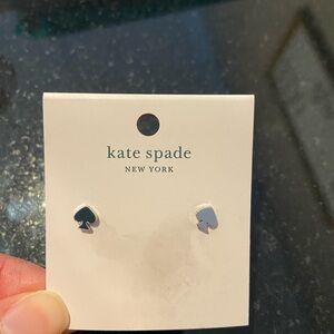 Kate Spade Black Spade Earrings